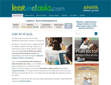 Tablet Screenshot of leerenelaula.com